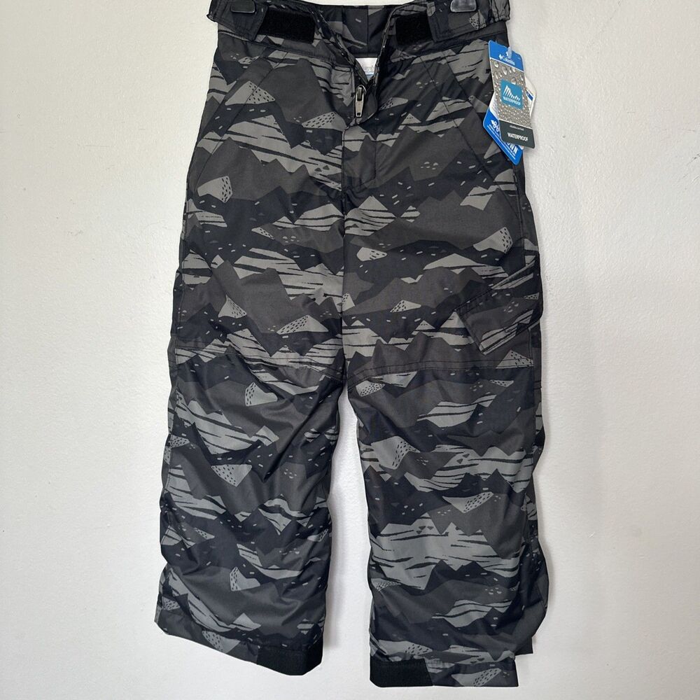 Columbia Snow Pants XXS 4-5 Camo Ice Slope II Waterproof Ski MSRP $80 NWT